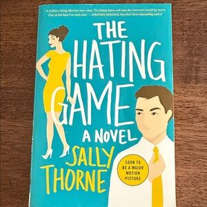 The Hating Game paperback book by Sally Thorne